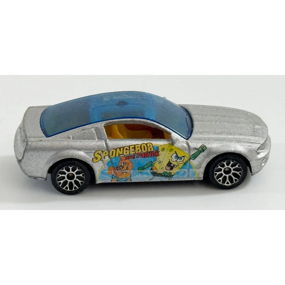 Matchbox‎ Ford Mustang GT Concept Kids 1:62 Silver SpongeBob SquarePants Patrick